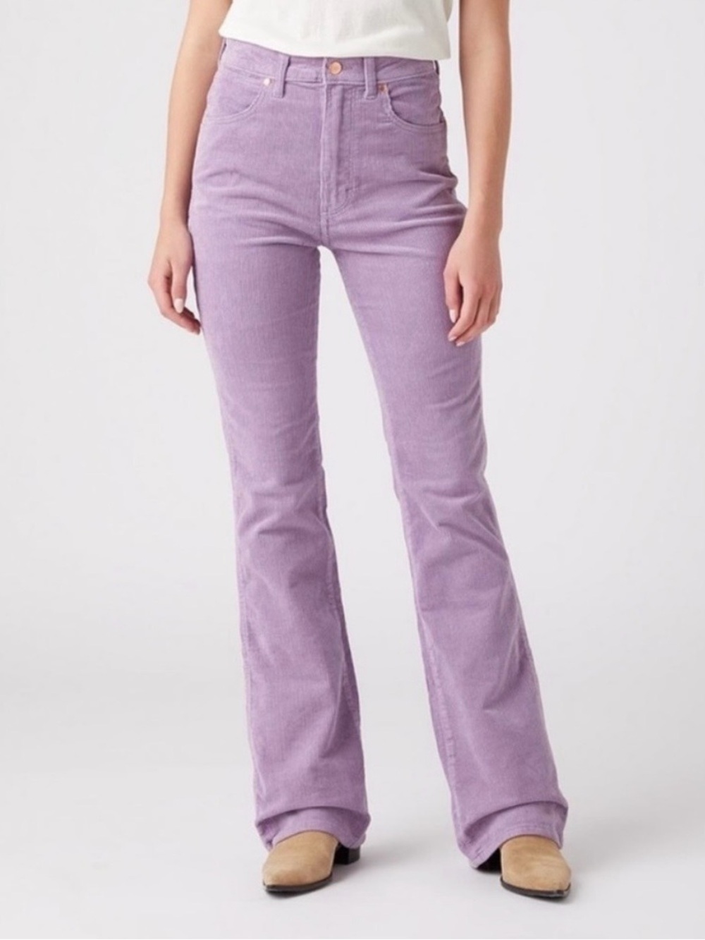Wrangler Westward 626 Lilac Purple Corduroy Bootcut Pants - Size 26
